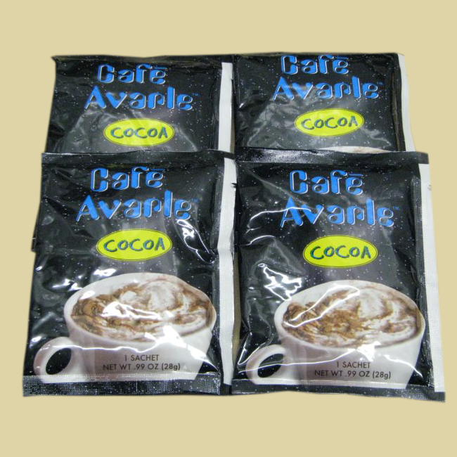 Cafe Avarle Cocoa with Ganoderma & Cordyceps - 4 Sample Packs - Click Image to Close